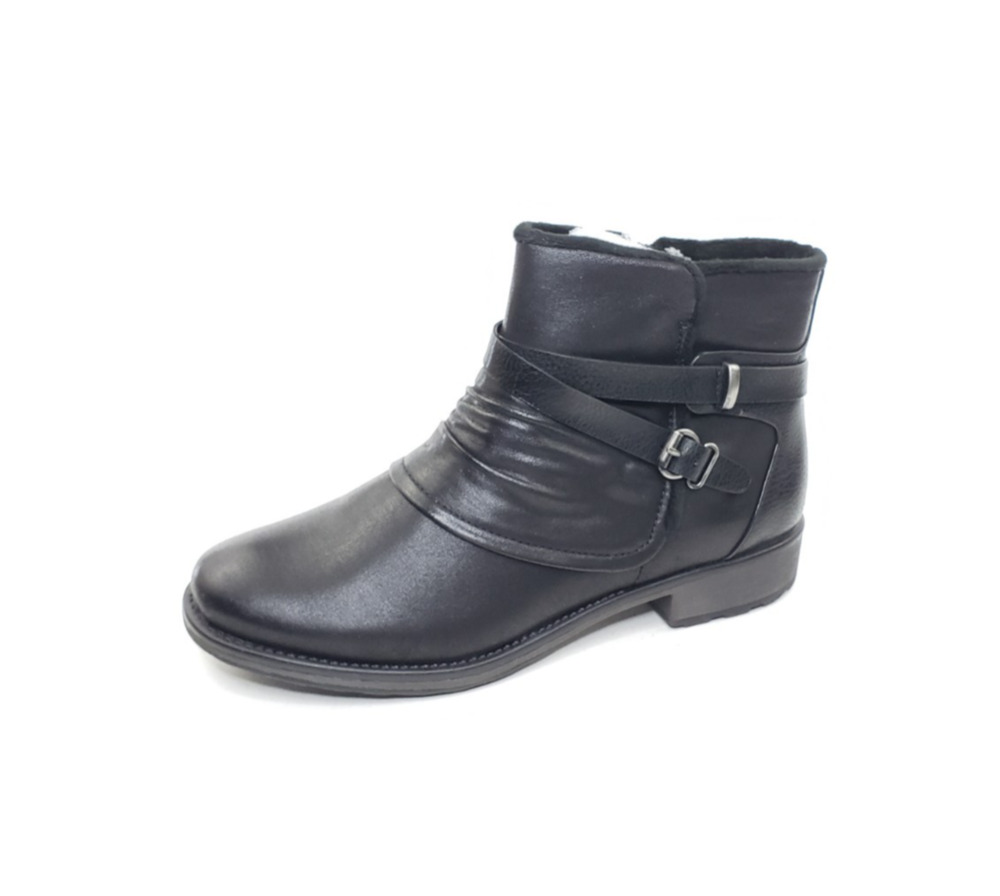 BareTraps Selyna Womens Ankle Boots Buckle Zip Black Size 9